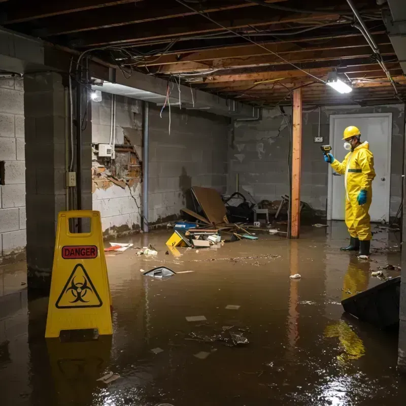 Flooded Basement Electrical Hazard in North Riverside, IL Property